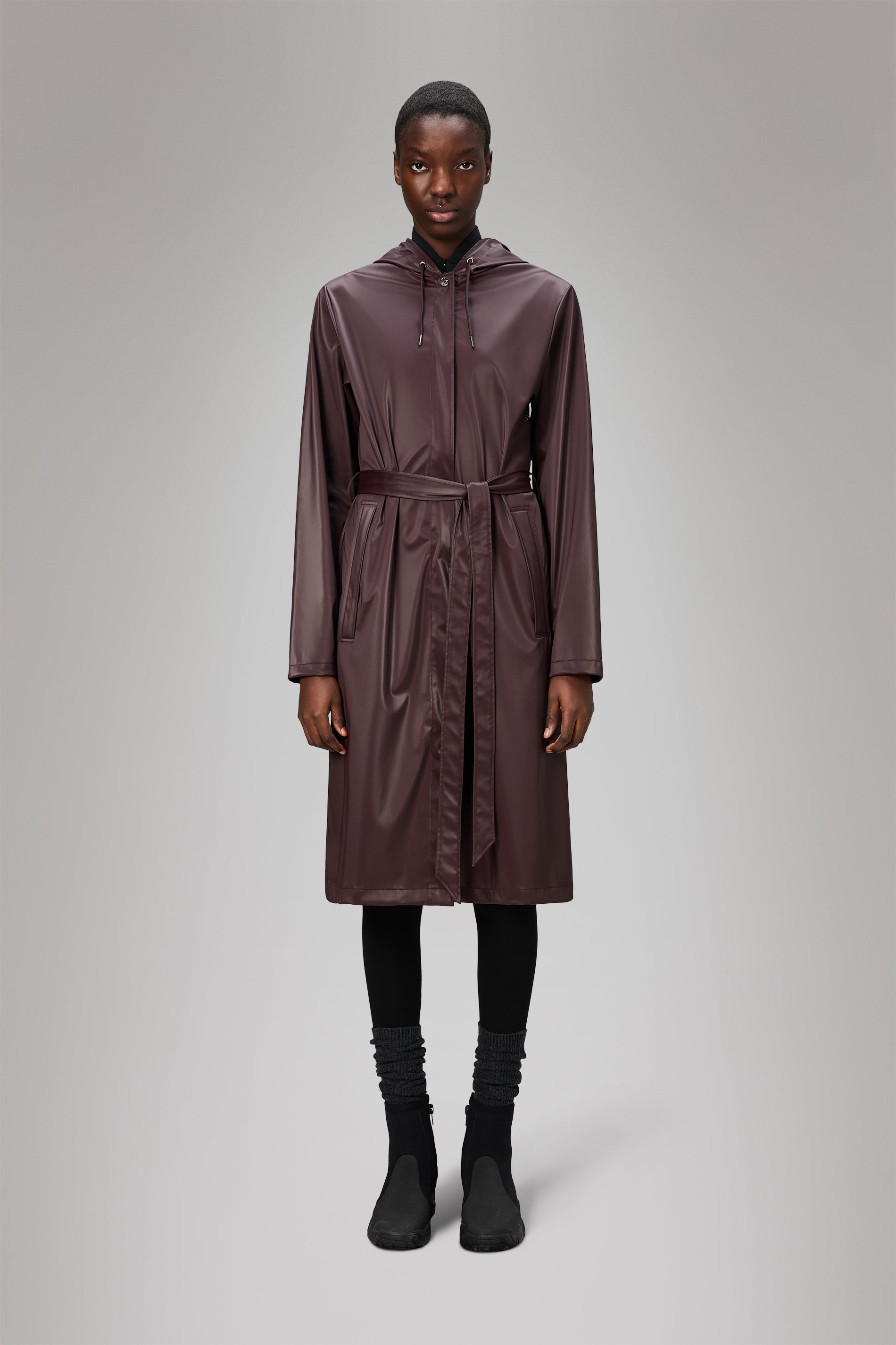 Rains A-Line Longer W Jacket Depth Jacket